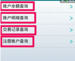 农行掌上银行中查询金额以及交易明细的方法截图
