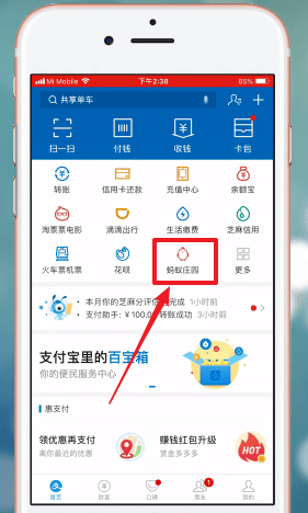 我来教你支付宝蚂蚁庄园里星星球AR模式的使用过程。