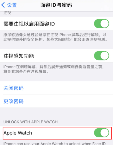 苹果ios14.5手表怎样解锁手机?ios14.5口罩解锁方法我来教你截图