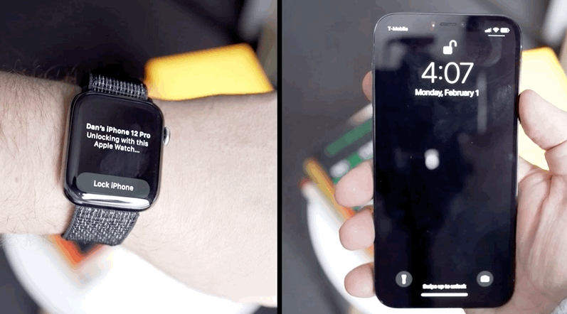 苹果ios14.5手表怎样解锁手机?ios14.5口罩解锁方法我来教你截图