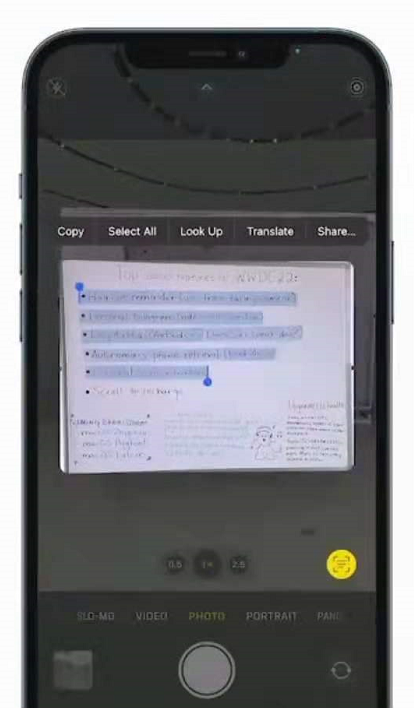 ios15图片转文字怎么用?苹果ios15拍摄提取文字方法我来教你截图