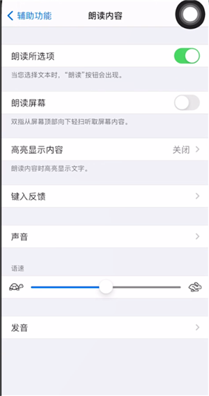 苹果如何朗读文字 苹果朗读文字的步骤方法截图