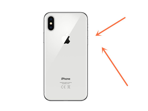 关于iphonex屏幕失灵如何强制关机。