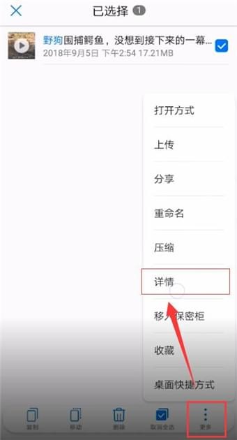 在好看视频APP中找到下载文件的具体方法截图