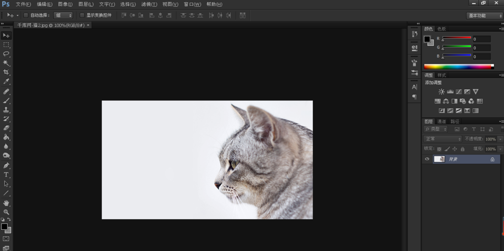 今天说说Photoshop黑白命令抠图的具体讲解。