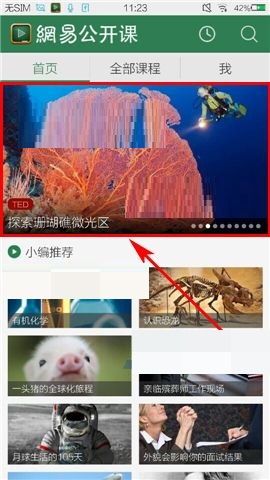 小编教你网易公开课APP跟帖的步骤。
