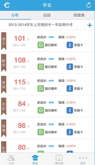 易学习APP查询成绩的简单操作截图
