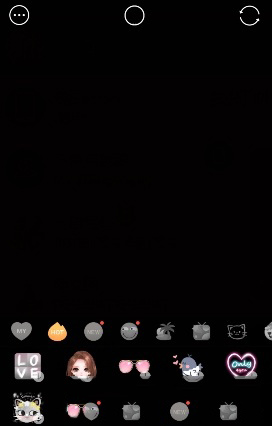 在faceu里使用百变染发的详细操作截图