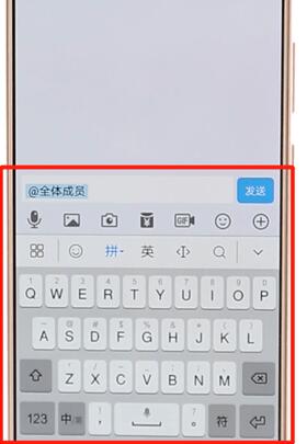 在qq里艾特所有人的操作步骤截图