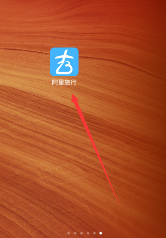 在阿里旅行里查看航班动态的操作流程截图