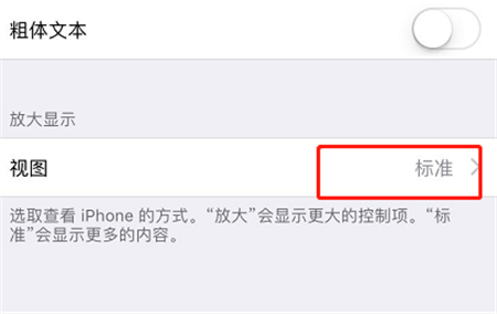 在iPhonexs中调整桌面图标大小的详细方法截图
