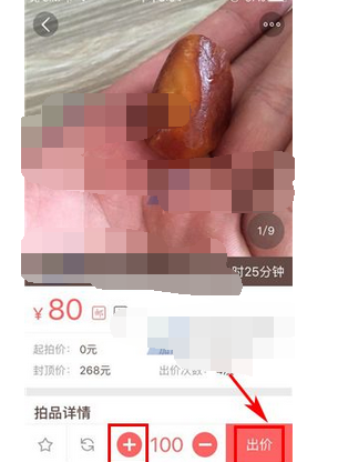 文玩迷app拍卖文玩的操作过程截图