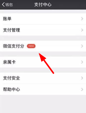 在微信里查询支付分的简单操作截图