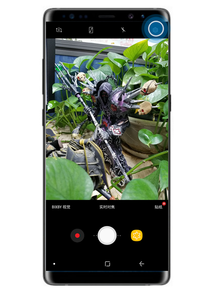 在三星note9中设置音量键拍照的具体方法截图