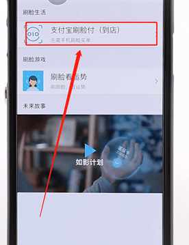 使用支付宝刷脸支付的详细操作截图
