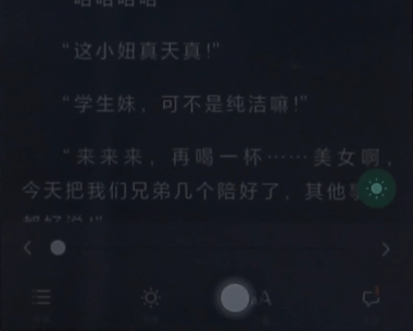 书旗小说调出夜间模式的基础操作截图