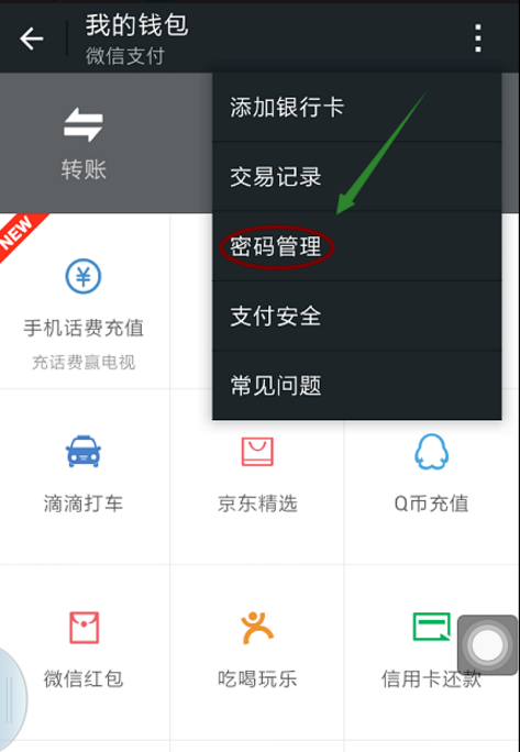微信更改支付密码的基础操作截图
