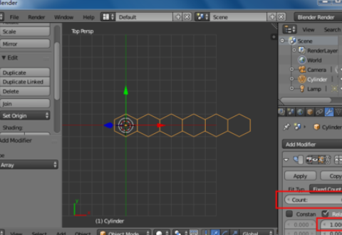 blender制作蜂窝网格的图文操作截图