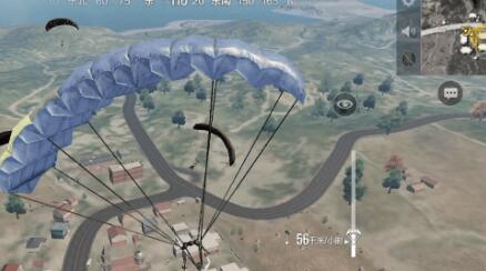 在绝地求生全军出击里进行跳伞的简单操作截图