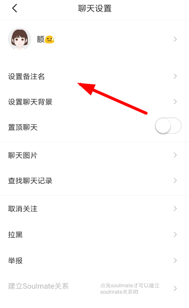 soul设置备注名的基础操作截图