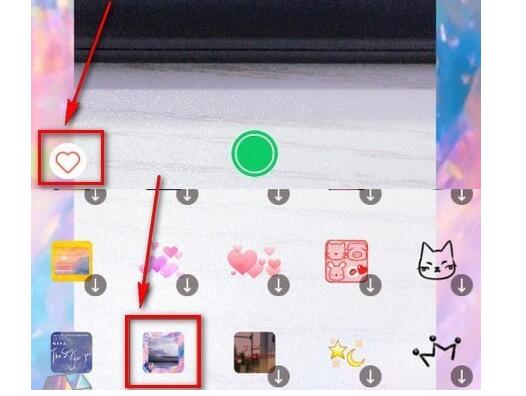 无他相机收藏贴纸的操作步骤截图