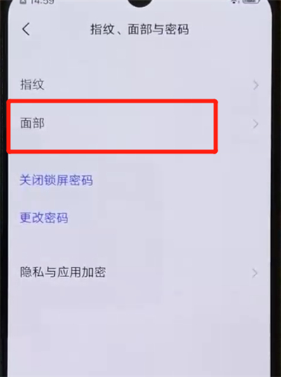vivoy91使用人脸解锁的设置方法截图