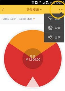 小编教你使用随手记筛选设置图表的具体方法。