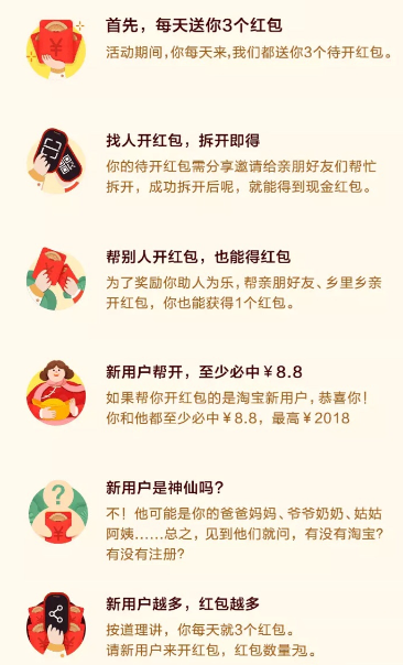 小编分享轻松打开淘宝天天迎红包的详细步骤截图