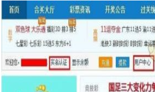 小编教你在新浪爱彩中进行实名认证的方法介绍。
