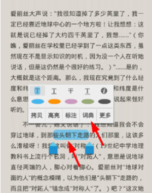 在静读天下中调用词典翻译的步骤讲解截图