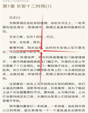 在荣耀阅读中查看目录的图文教程截图