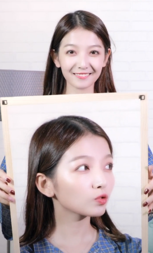 我来教你在抖音中头进入相框拍摄的简单教程。