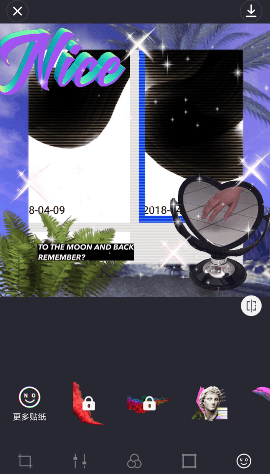 我来教你蒸汽波相机制作动图的具体步骤。