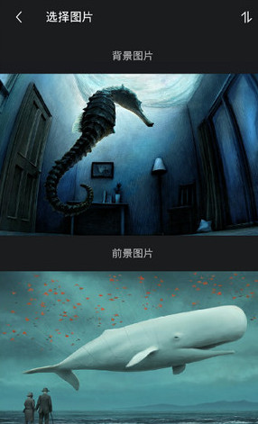 理理相册中设置双重曝光特效的图文教程截图