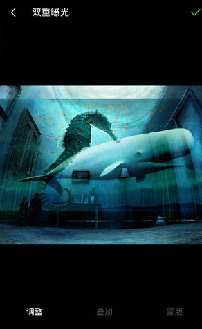 理理相册中设置双重曝光特效的图文教程截图