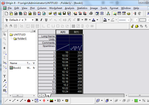 今天说说origin设置平滑曲线的简单教程。