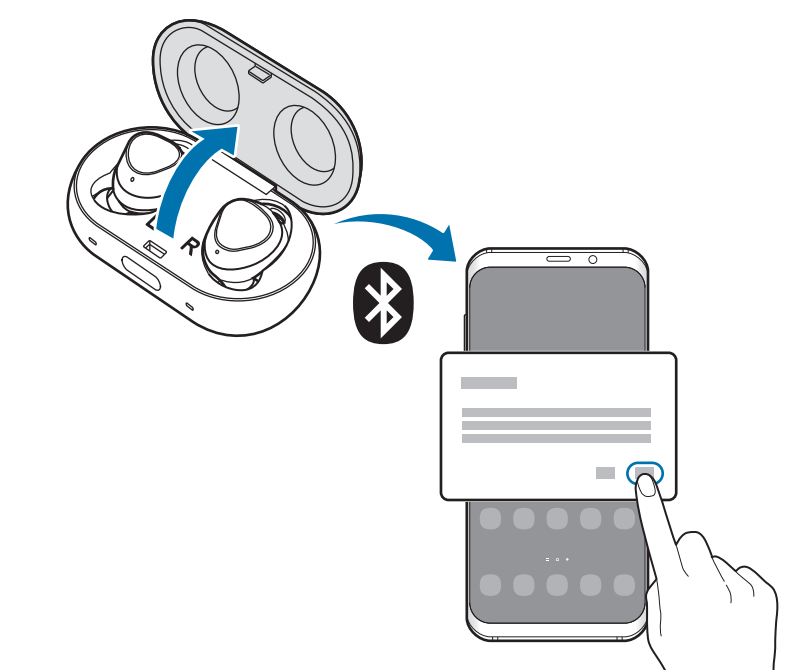 关于三星Gear IconX 2018耳机连接的步骤讲解。