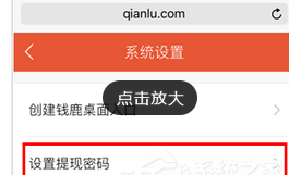 在钱鹿APP中设置提现密码的图文教程