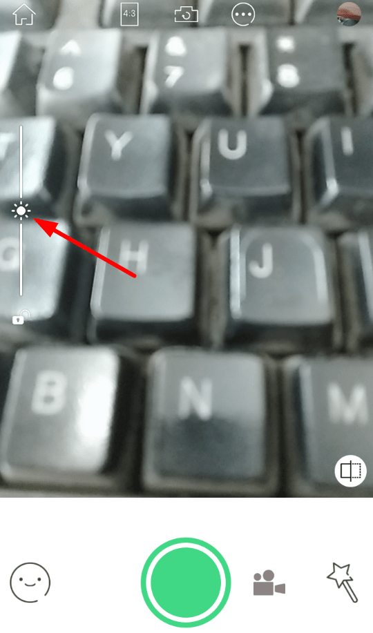 在无他相机中设置曝光度的简单步骤截图