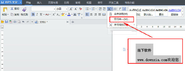 我来教你wps小技巧！双行合一的方法介绍。