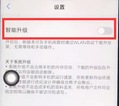vivoz1关掉系统自动升级的操作步骤截图