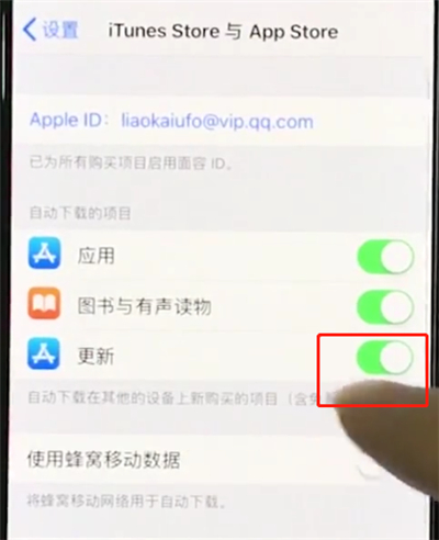 iphonexs关掉软件自动更新的图文操作截图