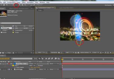 利用AE制作舞台灯的技巧我来教你截图