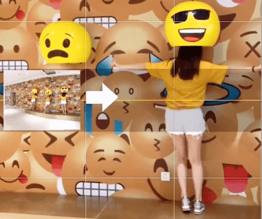 在iPhone里使用全景模式拍出分身效果的具体操作截图