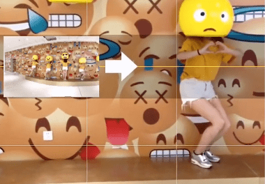 在iPhone里使用全景模式拍出分身效果的具体操作截图