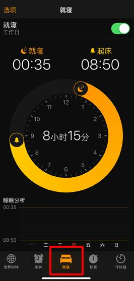 iPhone设置显示锁屏天气的操作流程截图