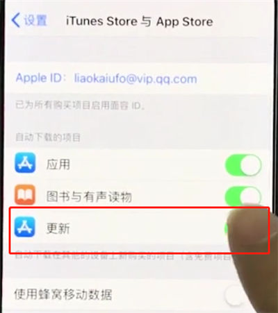 iphonexr关掉软件自动更新的操作流程截图