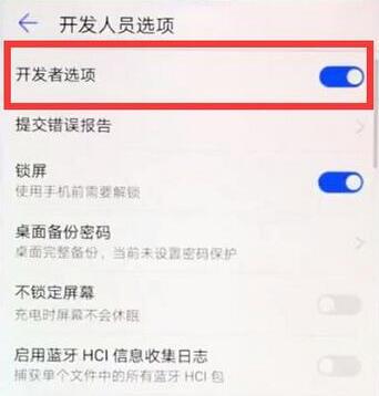 华为麦芒7查找开发人员选项的操作过程截图