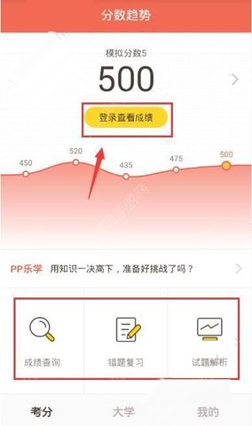 关于好分数app中查询排名的图文介绍。