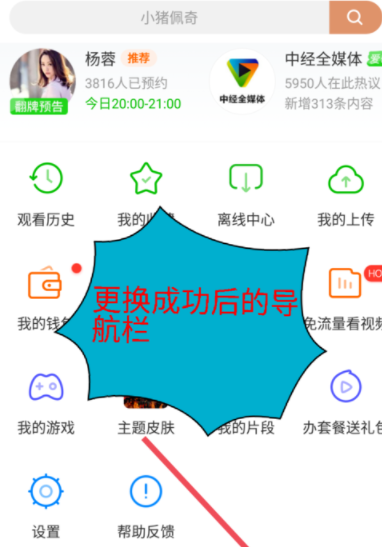 爱奇艺APP设置皮肤的具体步骤截图